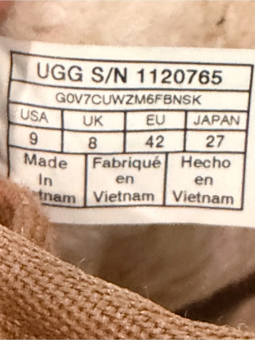 Ugg Neumel Low Shoes, 1120765, Brown Men’s Size 9